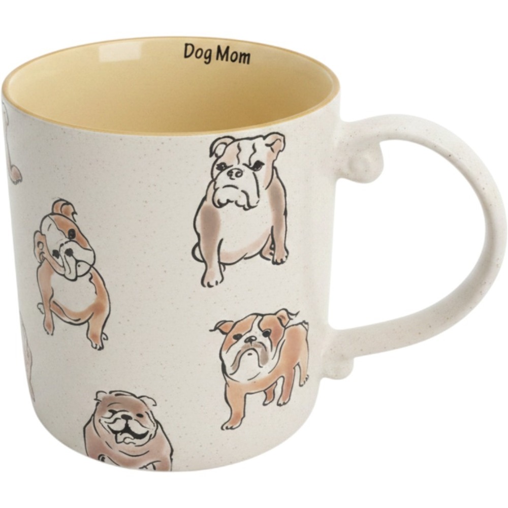 Spectrum Designz English Bulldog Dog Mom Coffee Mug Speckled Ceramic 2023 18 S3
